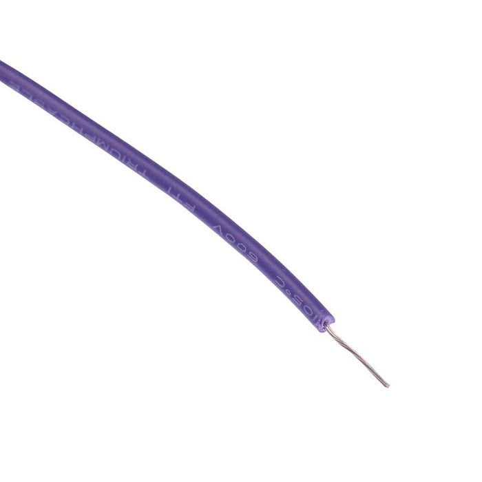 610m Purple UL1015 26AWG 7/0.16mm Tinned Copper Stranded Wire