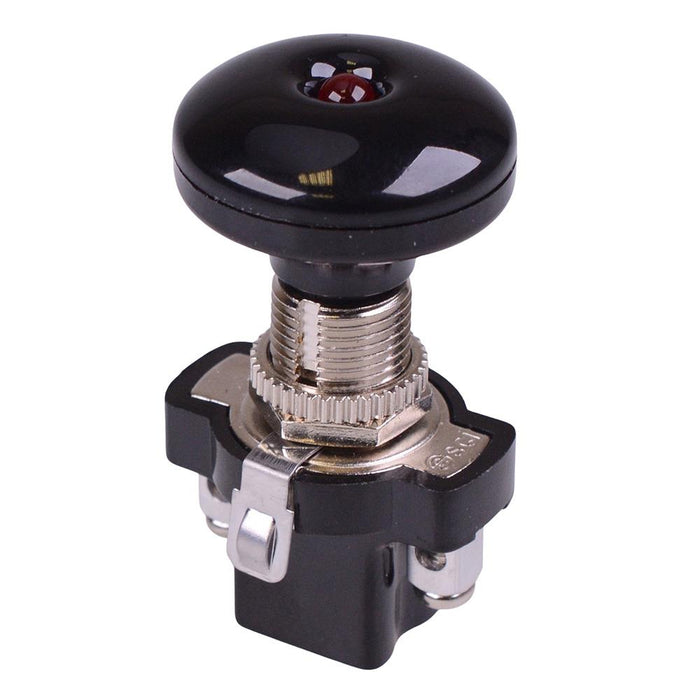 Red Off-On LED Push Pull Switch 10A 14VDC A3-30L-07