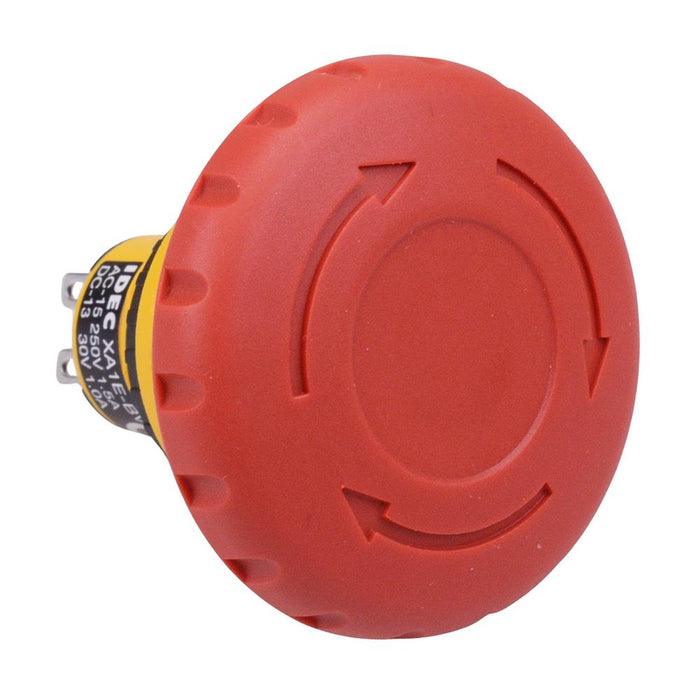 XA1E-BV4U02R Unibody 16mm Emergency Stop Switch 40mm Mushroom 2NC IP65 IDEC