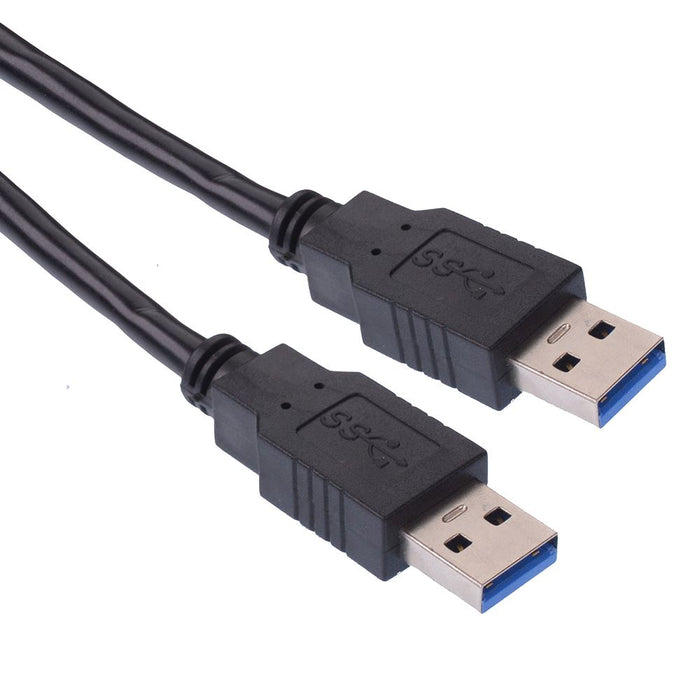 Black 50cm USB 3.0 Male to Male Plug Cable Lead