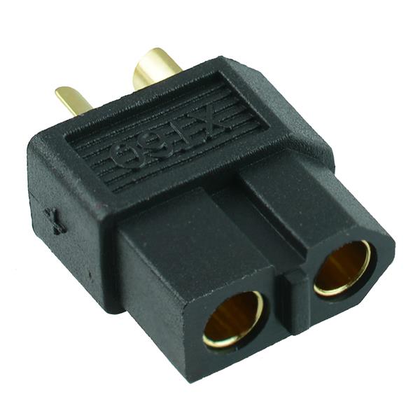 Female Black XT60 Gold Plated Connector 30A Amass