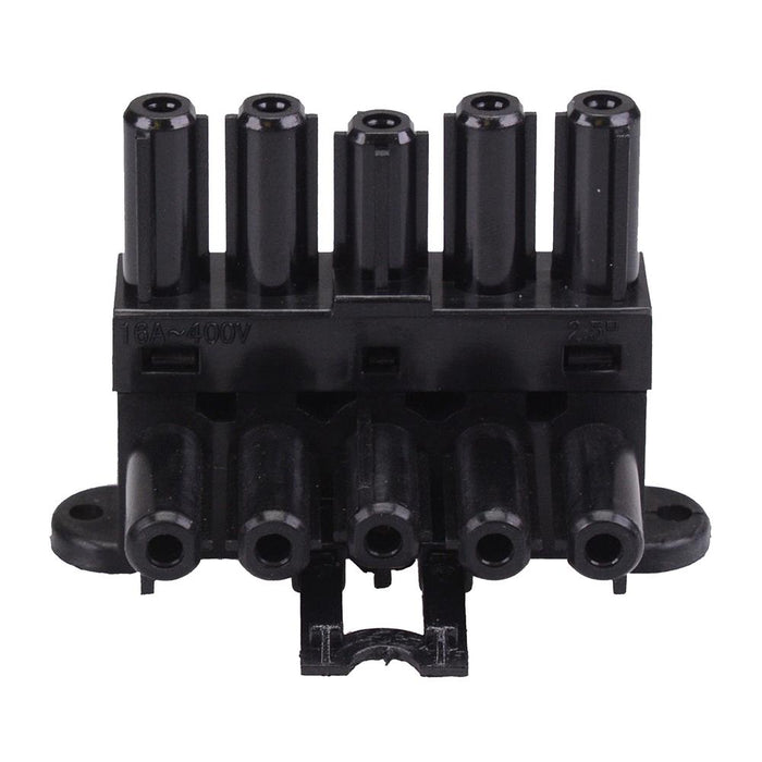5 Pole T Lighting Connector Distribution Block Splitter 16A 600V
