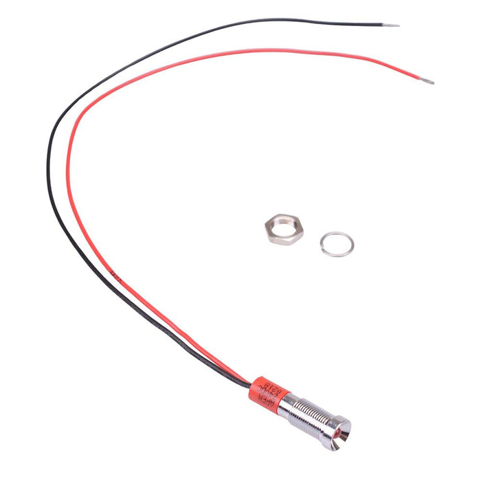 Q6R3CXXR24 Red Recessed 6mm 24VDC LED Panel Indicator APEM