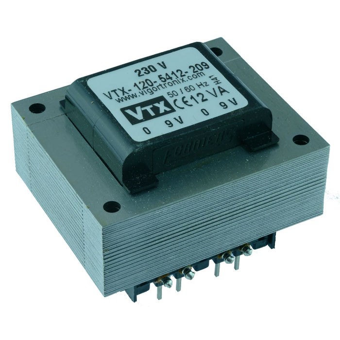 VTX-120-5412-220 PCB Transformer 230V 12VA 20V+20V Vigortronix