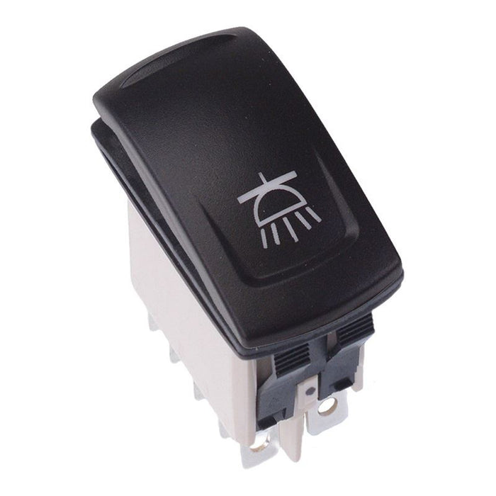 KR46CAKDDG22NXXXX39 Working Spot Light Latching Red 12V LED Auto Rocker Switch DPDT IP68 APEM