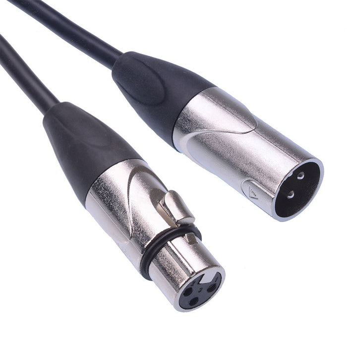 10m DMX 3 Pin Male to Female XLR Lead