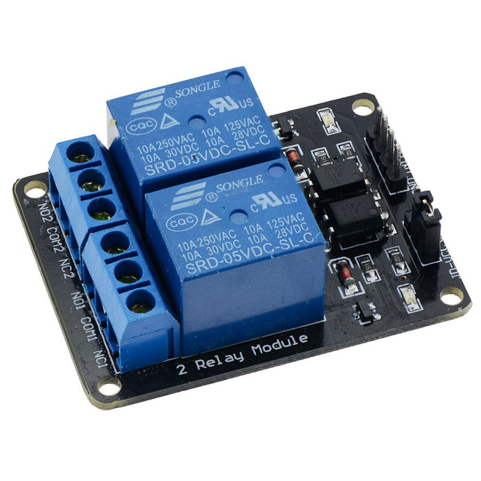Module Switch Active Low 12V 2-Channel Relay Board Module Active Low — Switch Electronics | Your ...