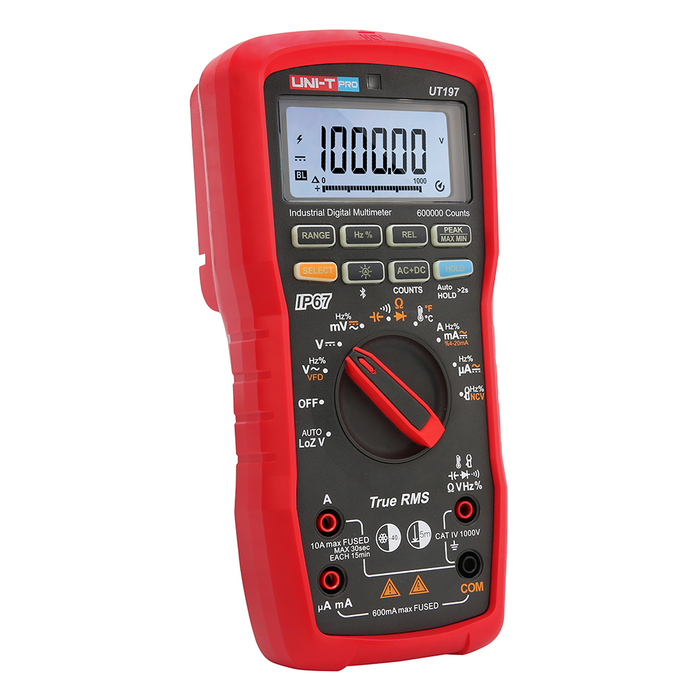 UT197 Professional True RMS Auto Range Digital Multimeter IP67 Uni-T