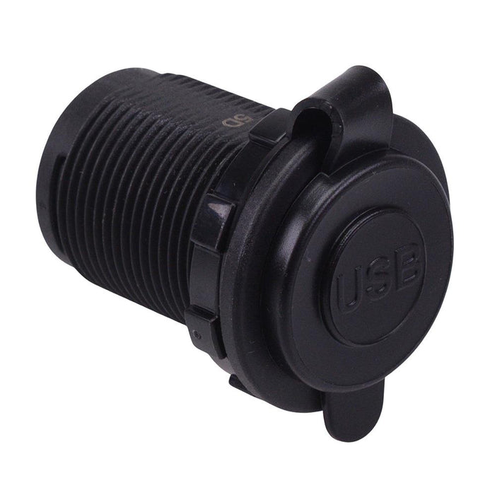 Dual USB-A 5V 2.4A Panel Mount Socket A13-194B2-BB3