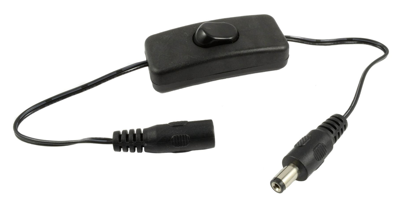 Inline SPST On-Off Rocker Switch SPST 2.1mm Connectors