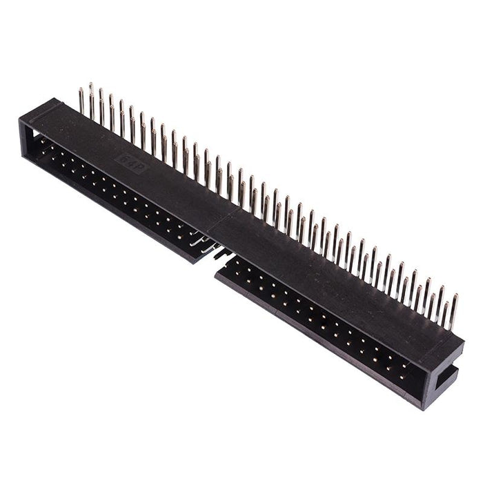 64-Way IDC Right Angle Pin Boxed Header 2.54mm