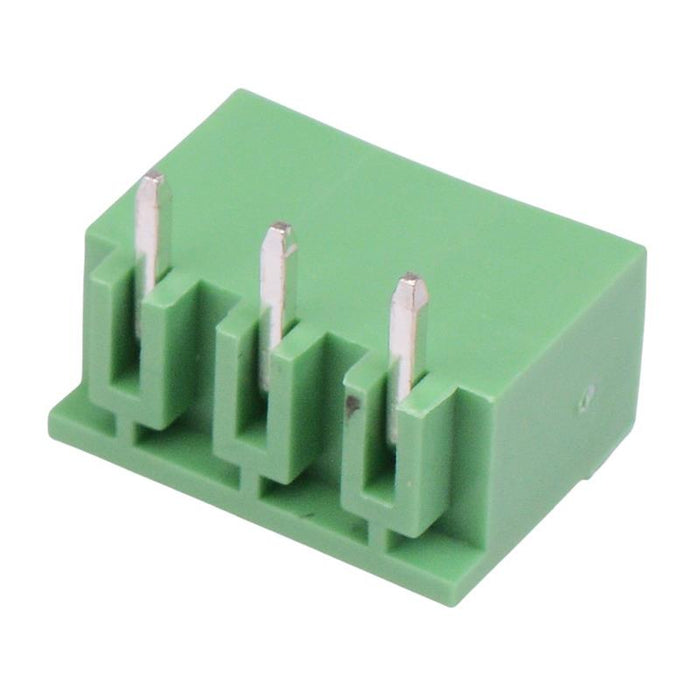 3-Way 5.08mm Horizontal PCB Header Closed Ends 15A 300V