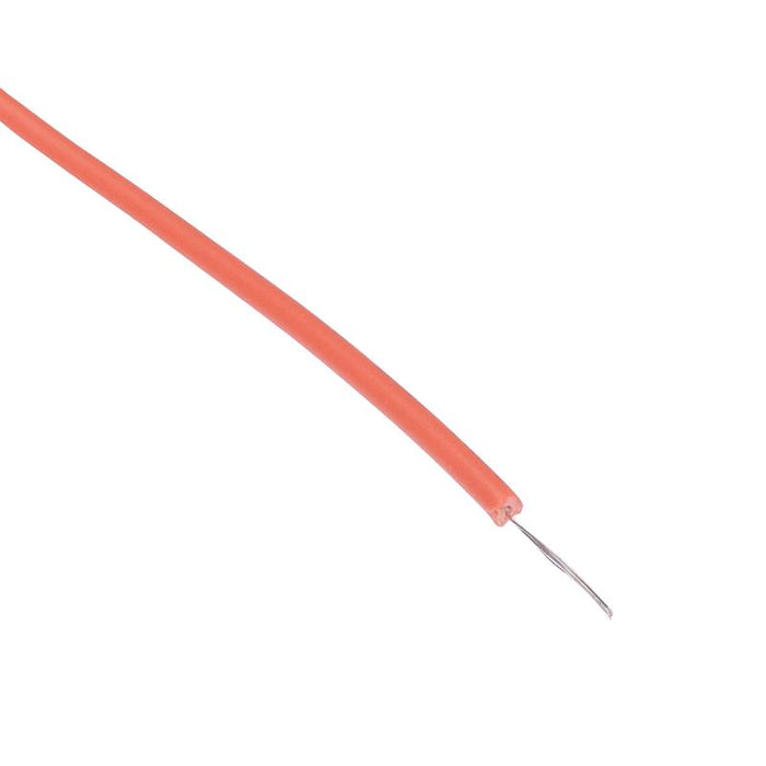 610m Orange UL1015 26AWG 7/0.16mm Tinned Copper Stranded Wire