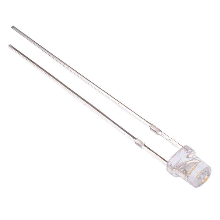 White 3mm Concave Water Clear LED 1120mcd 120°