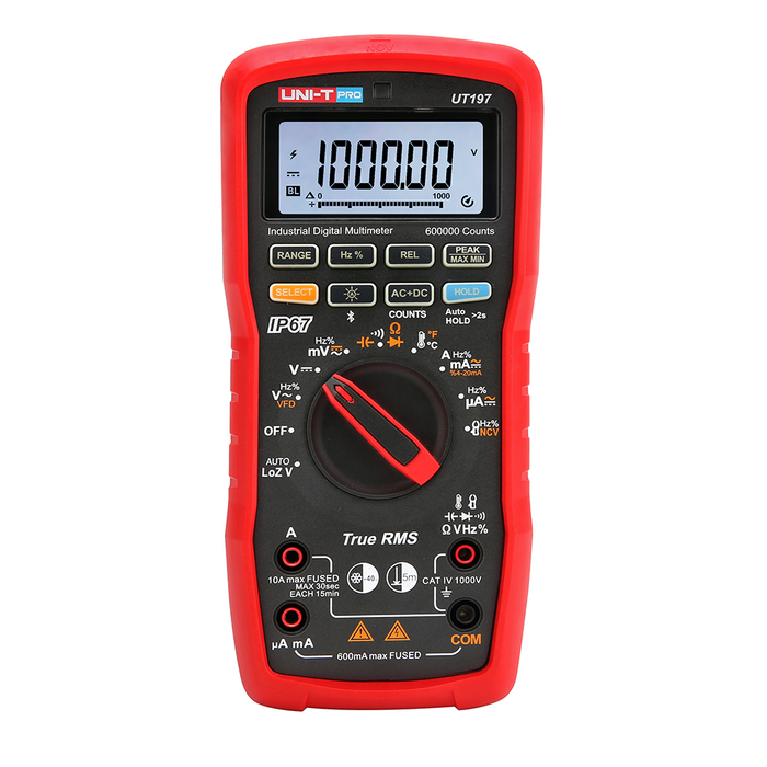 UT197 Professional True RMS Auto Range Digital Multimeter IP67 Uni-T