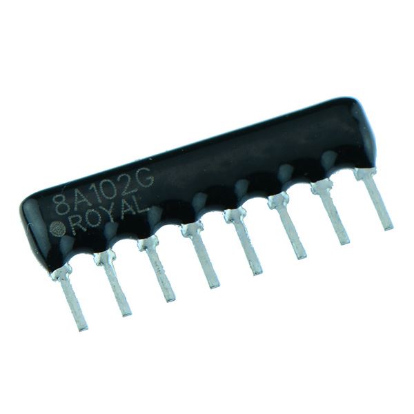 10k 7 Commoned Resistor Network 2%