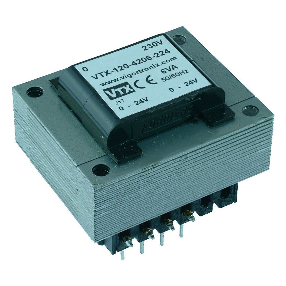 VTX-120-4206-2045 PCB Transformer 230V 6VA 4.5V+4.5V Vigortronix ...