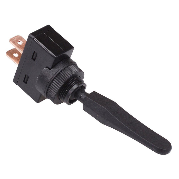 Long Paddle On-Off Black Toggle Switch SPST 20A
