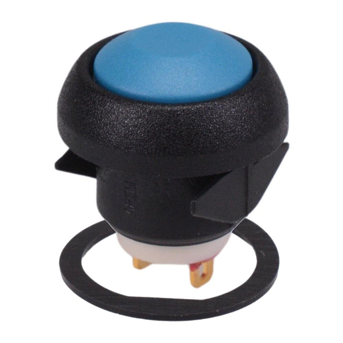 IBR3SAD1 Blue Momentary Snap-In 12mm Push Button Switch SPST IP67