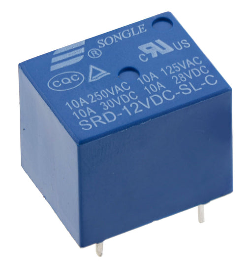12V Mini Power Songle Relay SPDT 10A — Switch Electronics