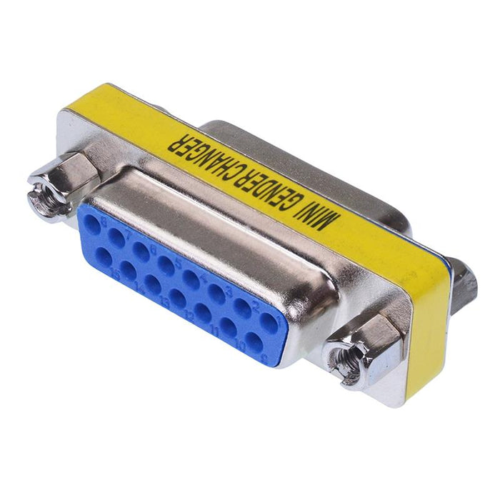 15 Way D Sub Female to Female Adapter Connector