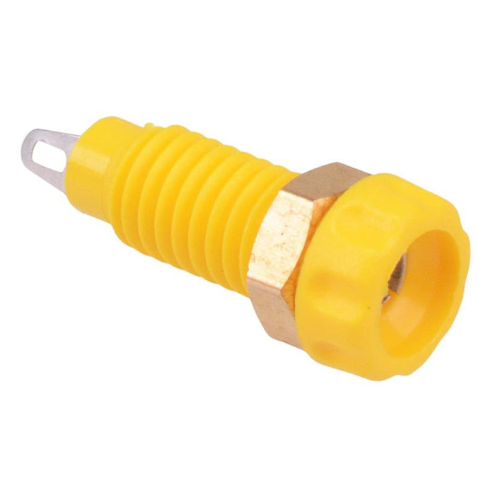 CL1454 Yellow 4mm Banana Test Socket 10A CLIFF