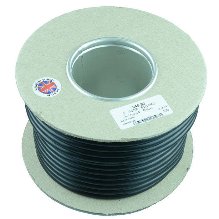 3-Core 14/0.3mm Cable 30M