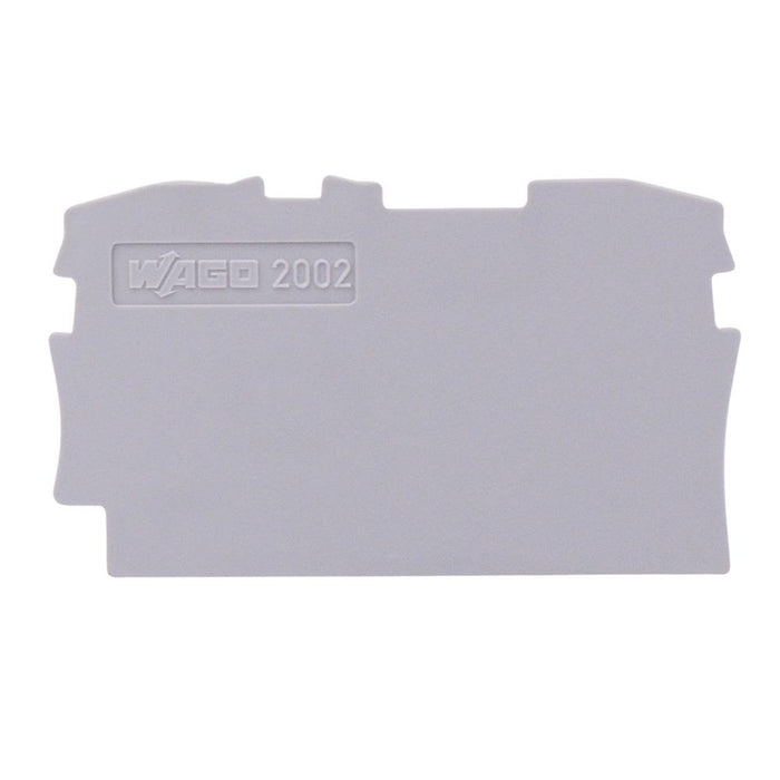 2002-1291 WAGO 2-Way End Intermediate Plate 2001-120x & 2002-120x