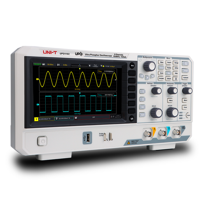 UPO1102 2 Analog Channel Oscilloscope 100MHz Uni-T