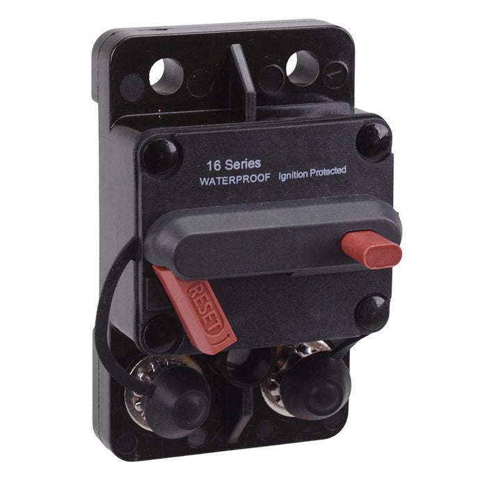 50A Side Mount Manual Reset On-Off Circuit Breaker IP66