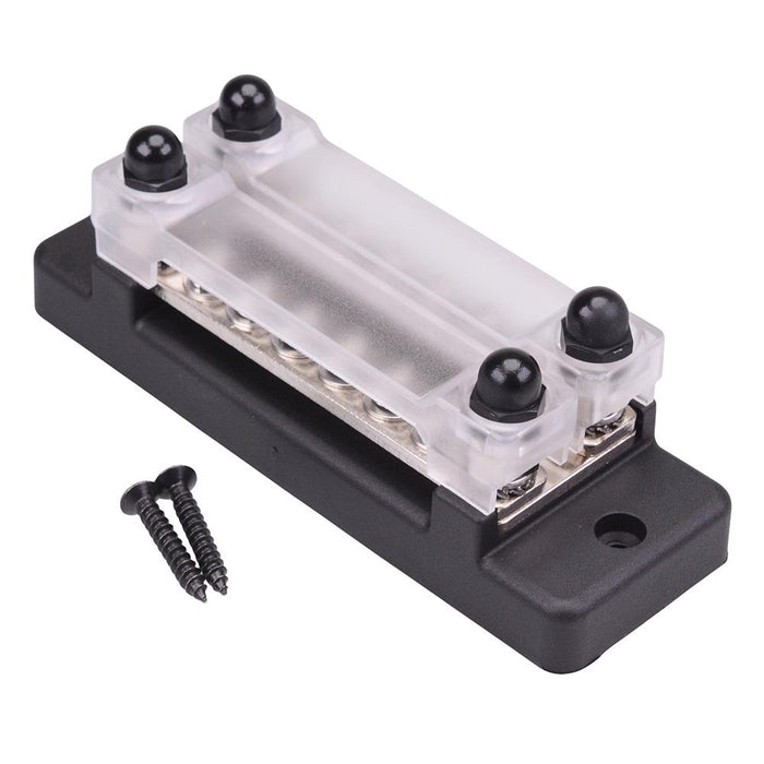 Dual 6 Way 150A Power Distribution Busbar 300VAC / 48VDC