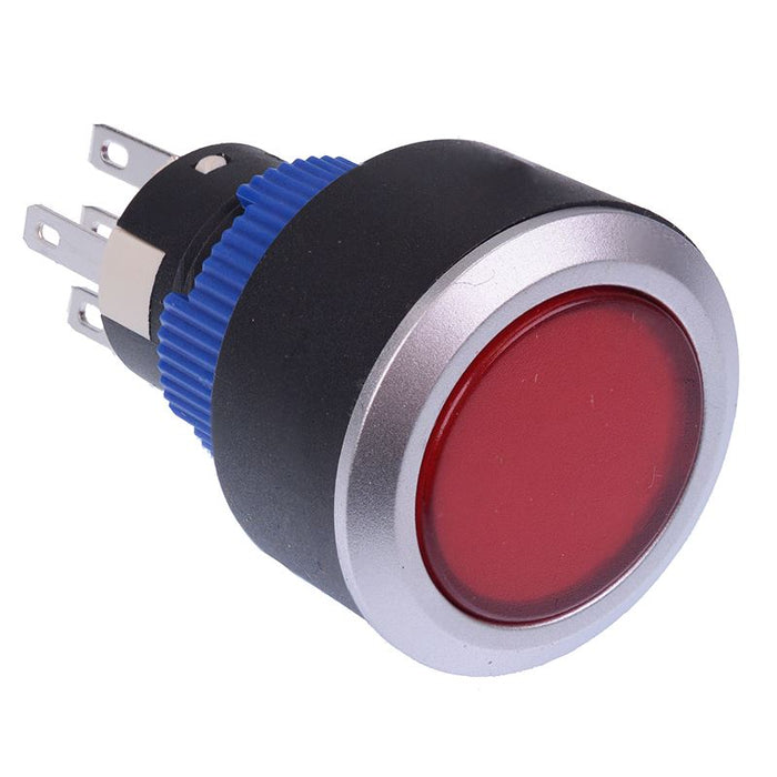 Red On-(On) Momentary 12V Push Button Switch SPDT