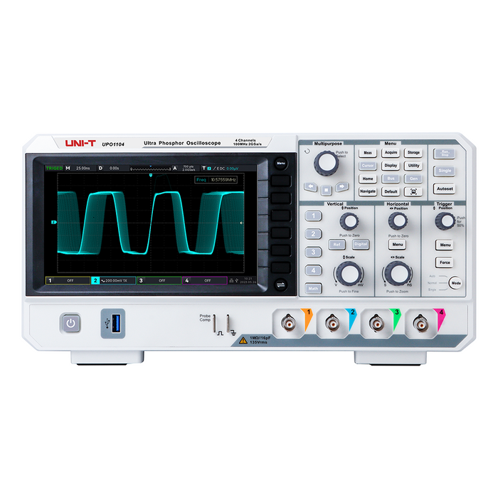 UPO1104 4 Analog Channel Oscilloscope 100MHz Uni-T