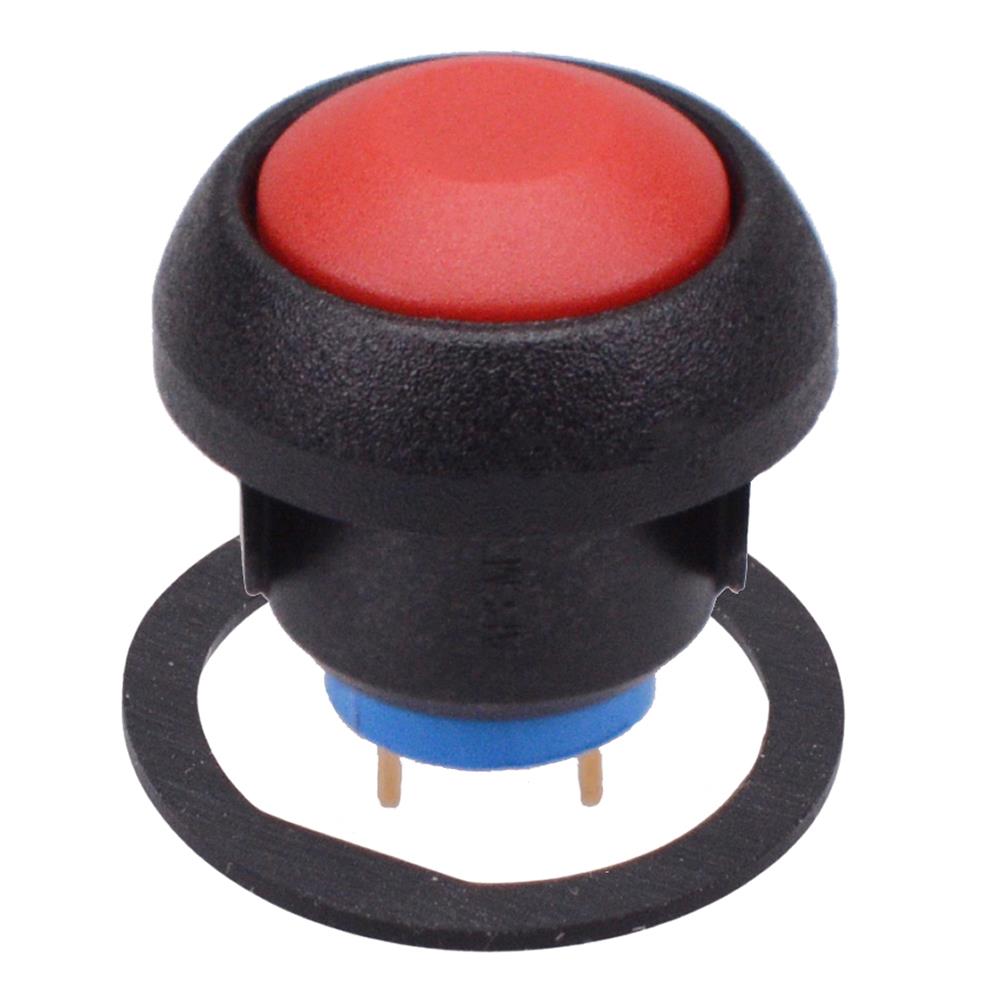 IBR3SAD6 Red Momentary Snap-In 12mm Push Button Switch SPST IP67 ...
