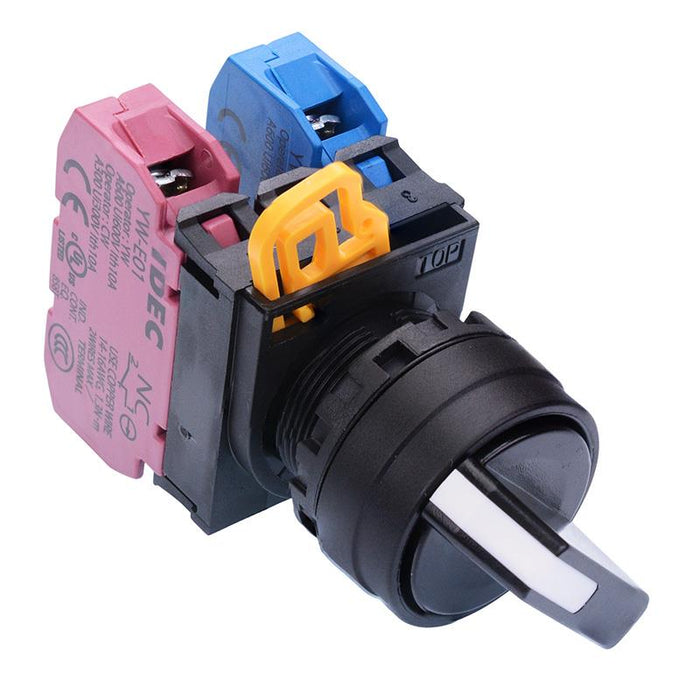 YW1S-33E11N1 22mm 3 Position Momentary Selector Switch 1NO-1NC IP65 IDEC