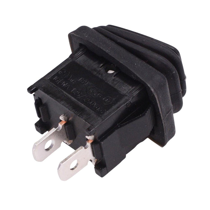 On-Off Waterproof Rectangle Rocker Switch SPST 10A 250VAC R13-66A8-02