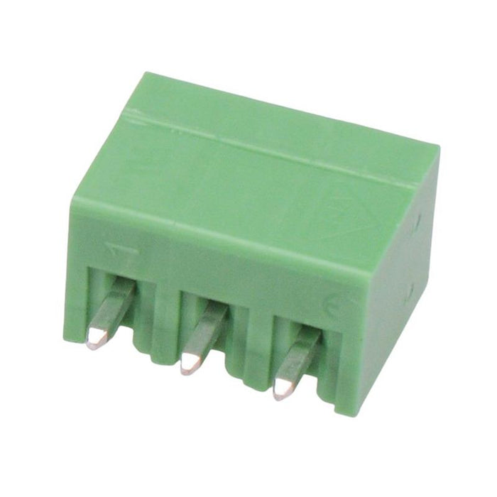 3-Way 3.81mm Vertical PCB Header Closed Ends 8A 300V