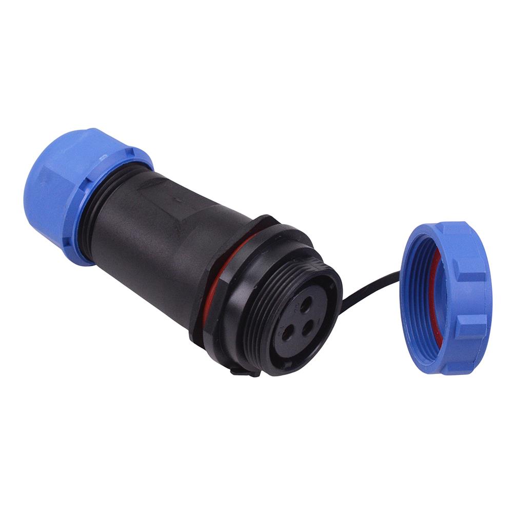 3 Pin Waterproof W21 Female Socket Cable Connector IP68 — Switch ...