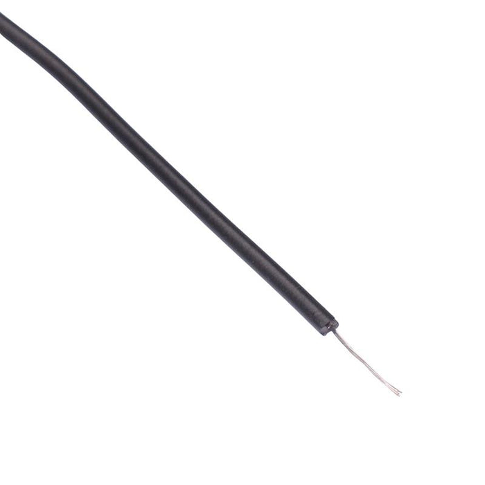 610m Black UL1015 26AWG 7/0.16mm Tinned Copper Stranded Wire