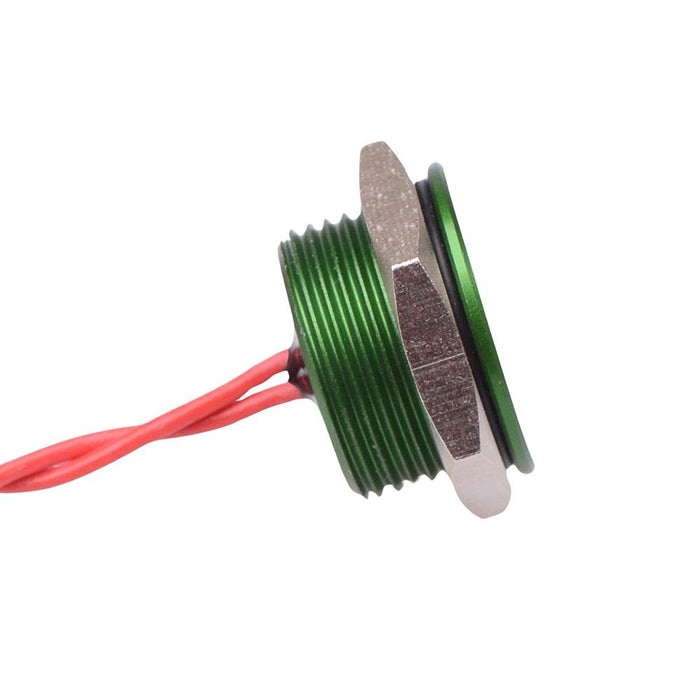 PBAT5AF3000 APEM Momentary NO 16mm Green Piezo Switch Prewired IP68