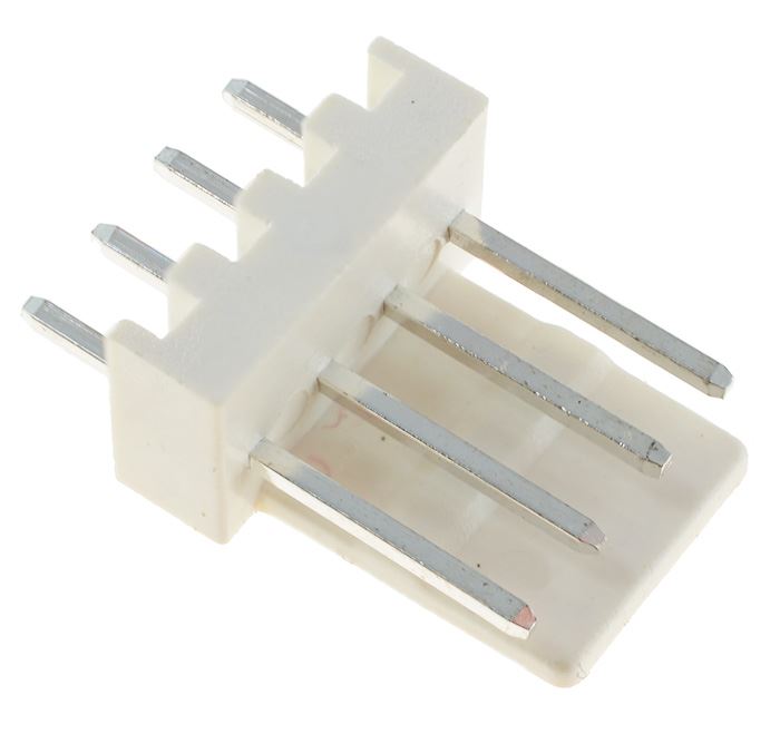 4-Way Straight Pin PCB Header 2.54mm