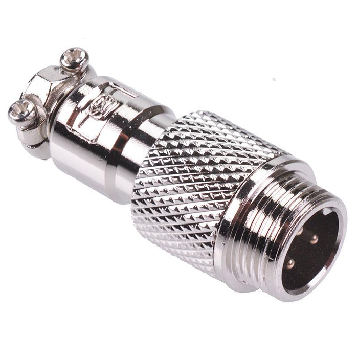 3 Way M12 Male Circular Plug Connector