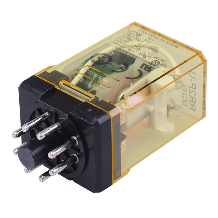 RR2P-UDC24V 24VDC PCB Power Industrial Relay 10A DPDT IDEC