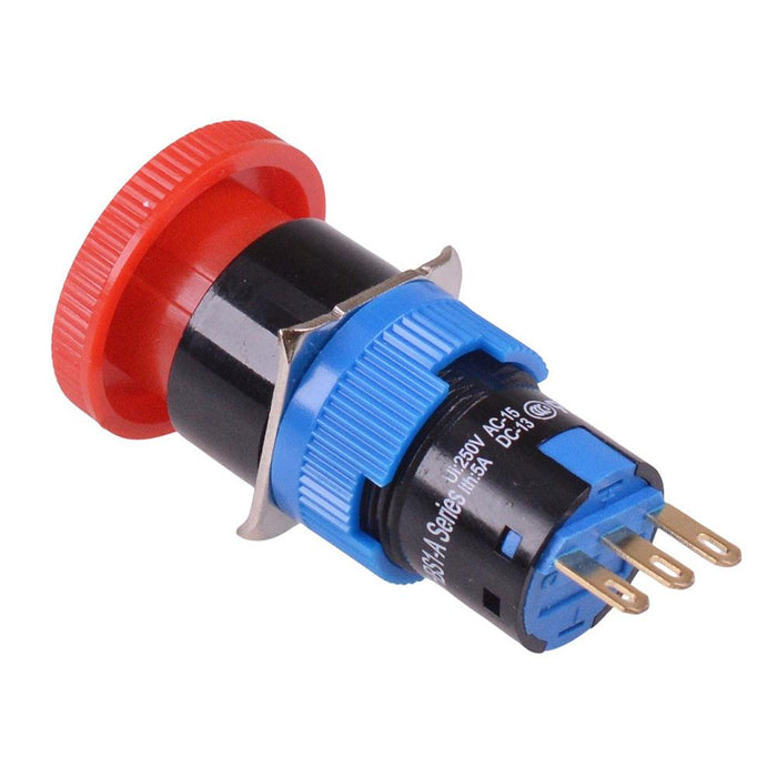 Red 16mm Emergency Stop Switch IP40 NO/NC