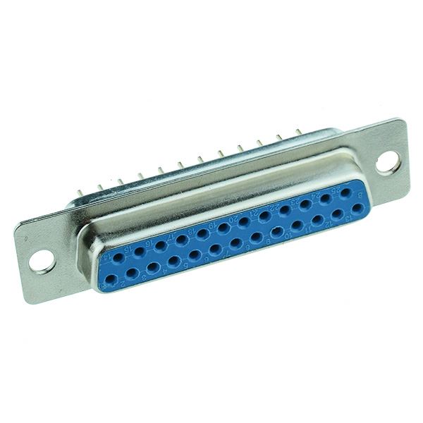 25-Way Female PCB D Socket Connector