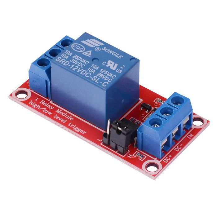 12V 1 Channel Relay Board Module Active Low - Terminal Blocks