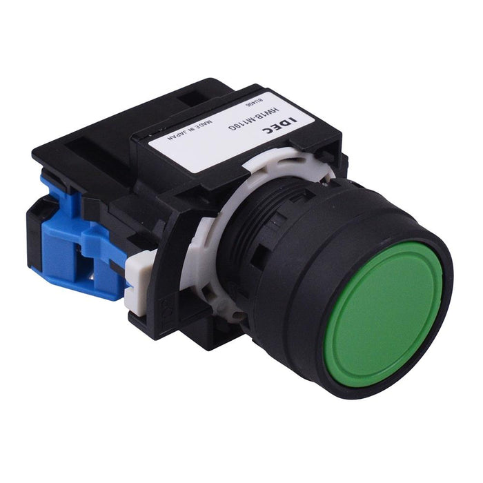 HW1B-M1F10G Green 22mm Momentary Push Button Switch NO IDEC