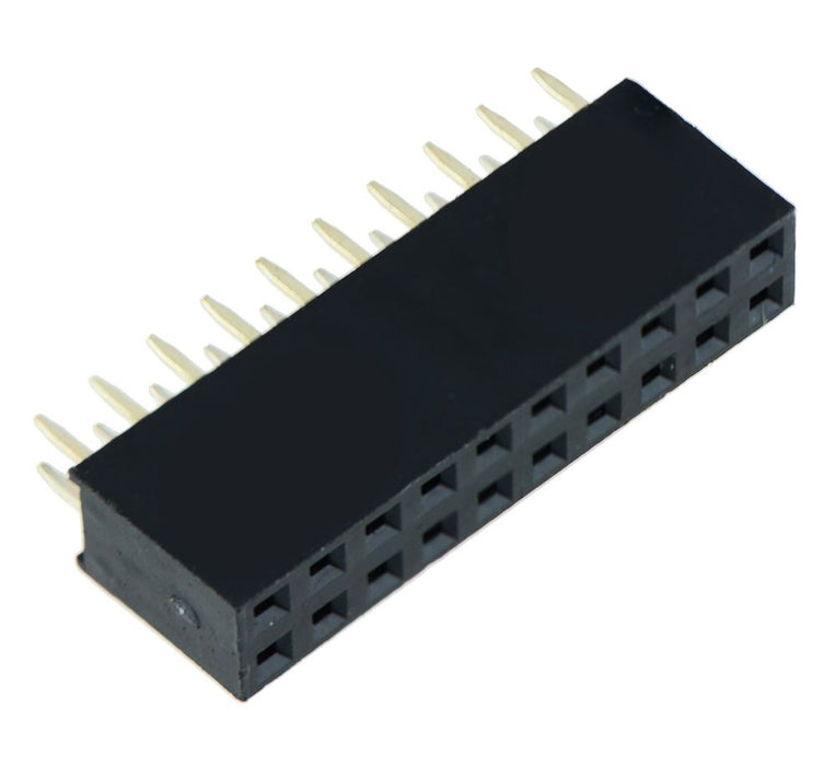 20-Way Double Row PCB Socket 2.54mm