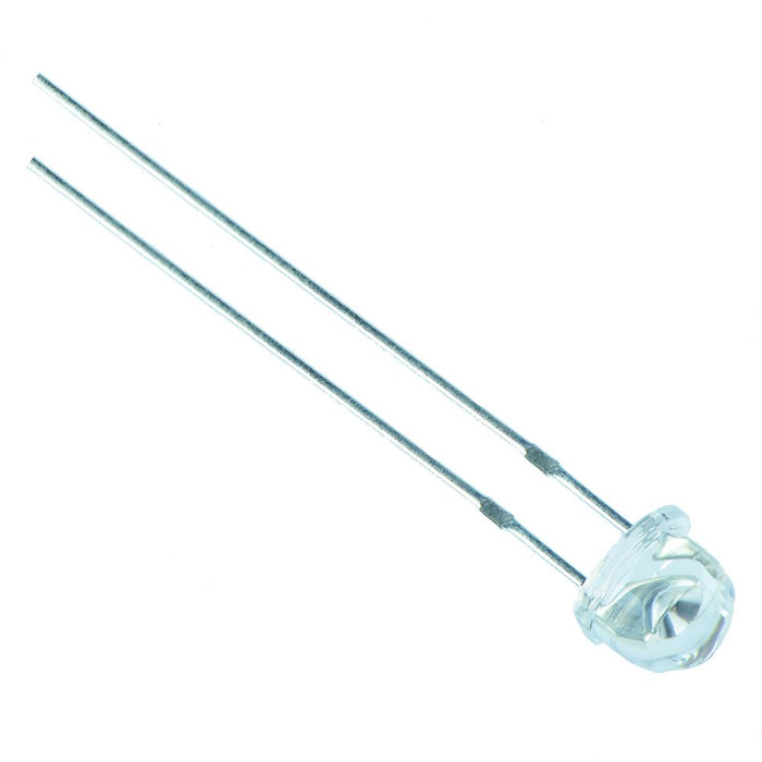 Amber 5mm Water Clear LED 200mcd 30°