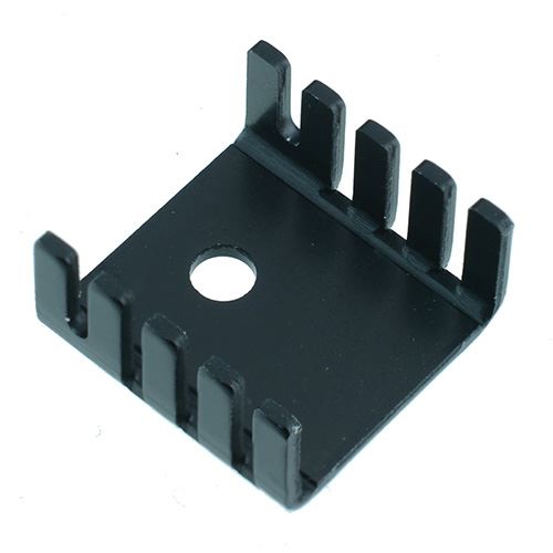 TO220 Bolt-On Black Anodized Heatsink